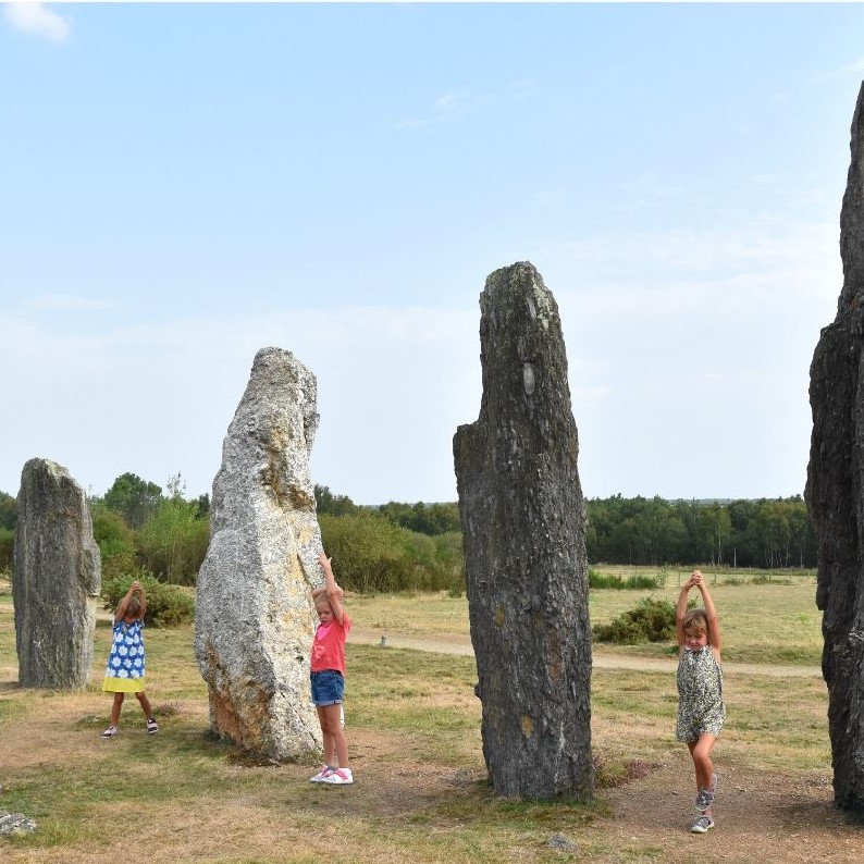 Les menhirs de Saint Just - Mégalithes et Landes